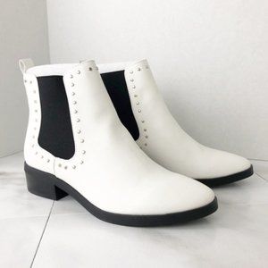 Dolce Vita White Chelsea Boots Size 8